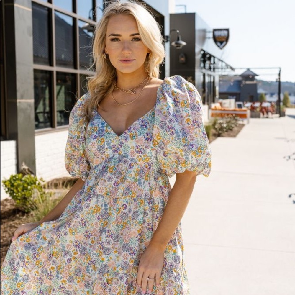 Lizard Thicket Never Let You Go Floral dress